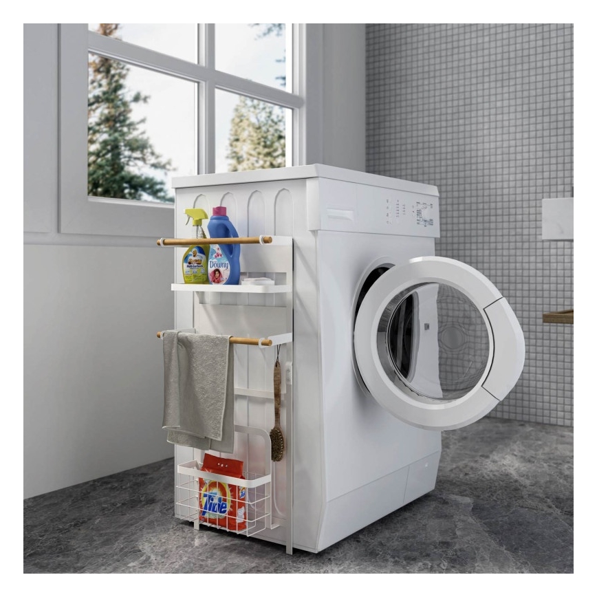 MK FLORIA MKF-21MG02W - Organizador magnético 67,5x31 cm blanco