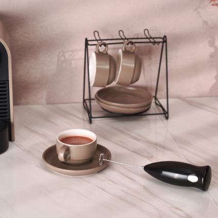 MK FLORIA MKF-23MF10B - Espumador de leche 2xAA negro
