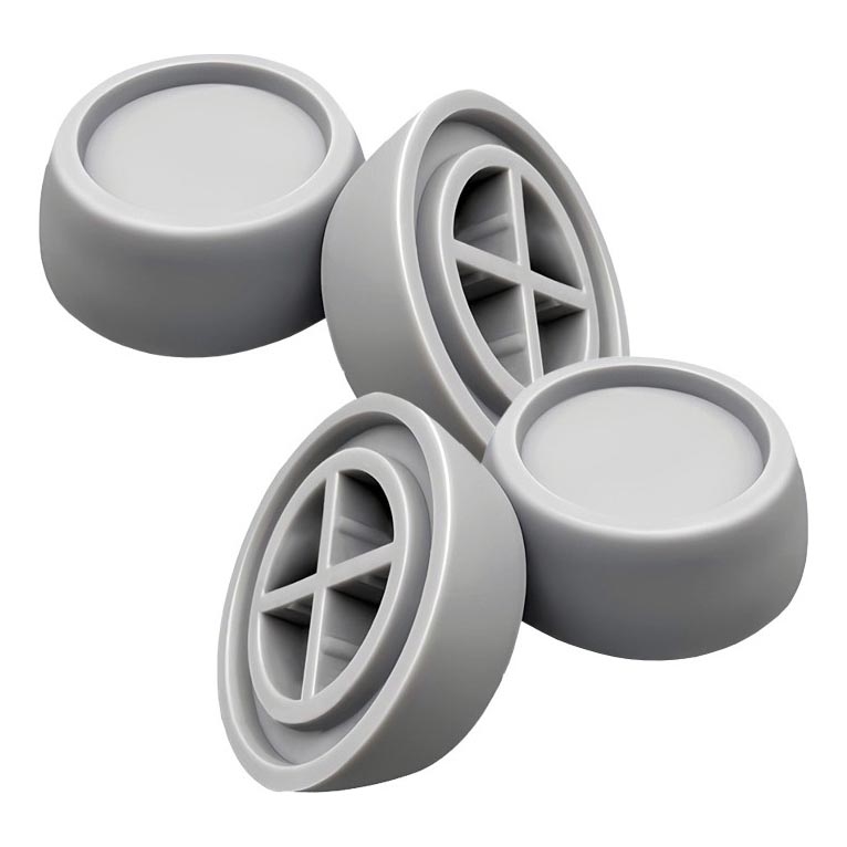 MK FLORIA Superior Anti-vibration PADS - Almohadillas de goma antivibración para lavadoras 4 piezas