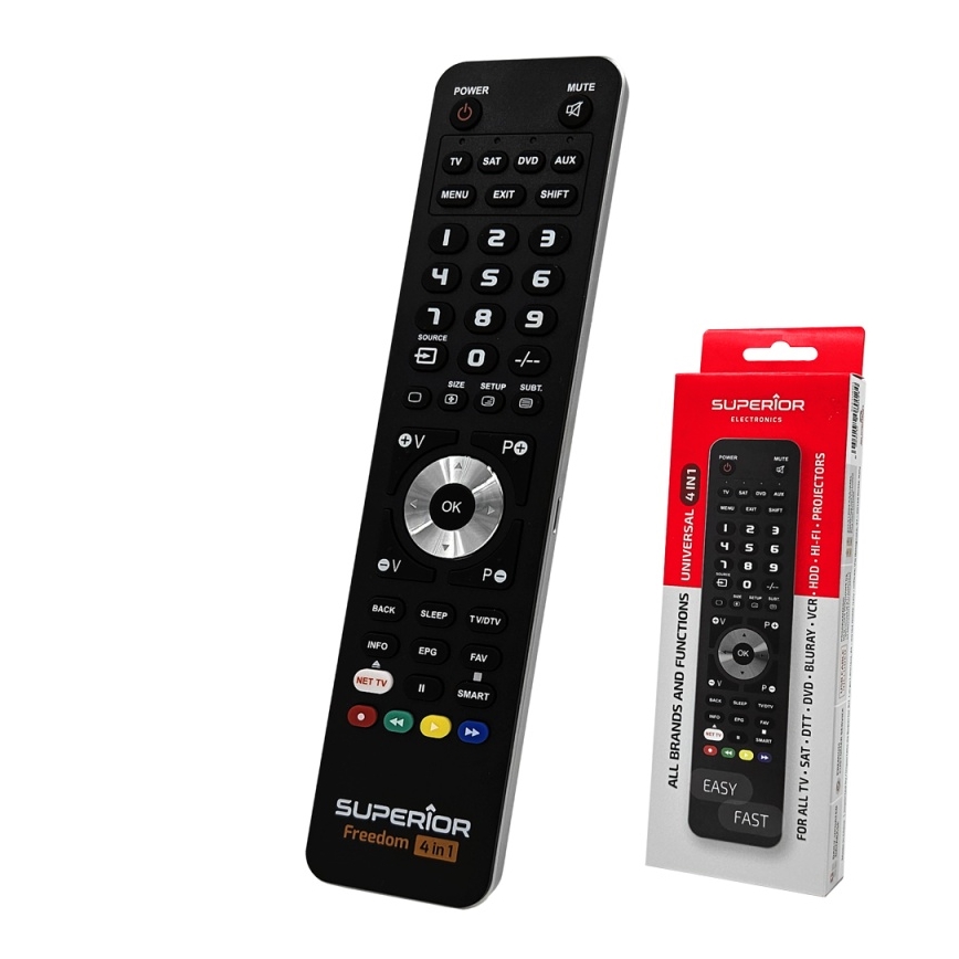 MK FLORIA Superior FREEDOM 4en1 USB - Control remoto 4en1 USB