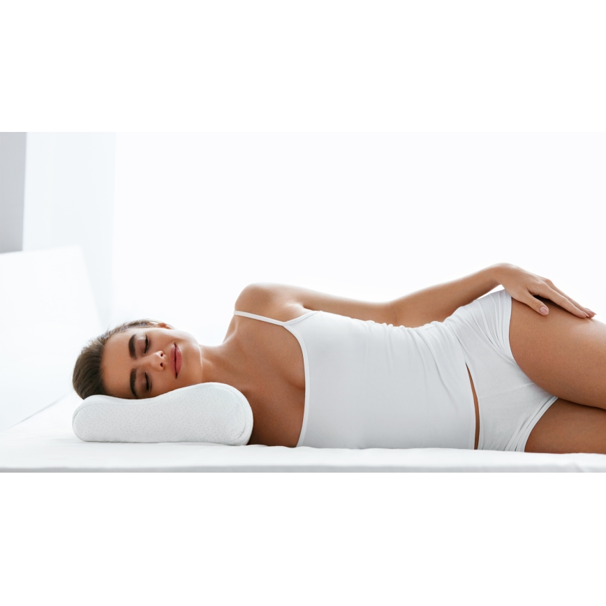 Monarca - Almohada ortopédica hecha de espuma viscoelástica ANATOMIC 40x70 cm cubierta Lemon