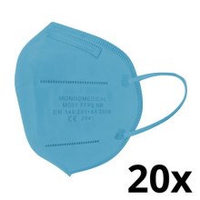 Mondo Medical Respirador FFP2 NR Azul claro 20 unidades