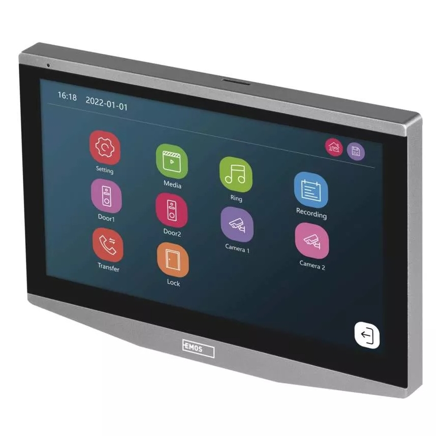 Monitor adicional para videotimbre GoSmart 12V Wi-Fi Tuya