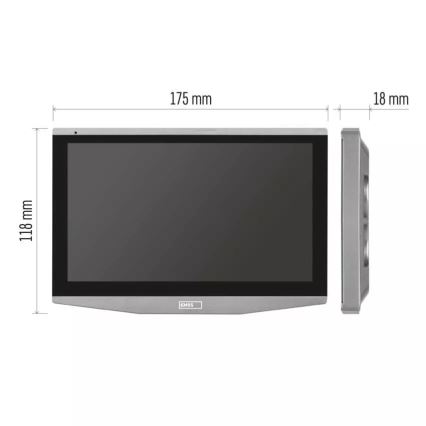 Monitor adicional para videotimbre GoSmart 12V Wi-Fi Tuya