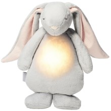 Moonie 4551MOO - Lámpara nocturna infantil conejito gris claro