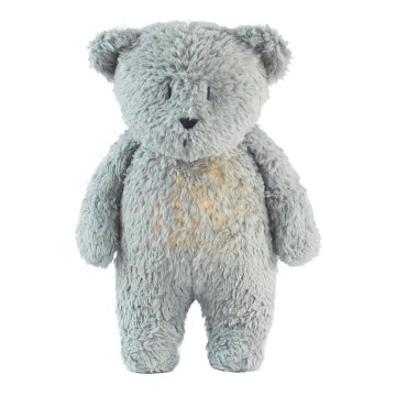 Moonie - Lámpara de mesa infantil mineral gris orgánico
