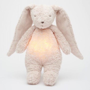Moonie - Pelele con melodía y luz 2.0 conejo organic rosa
