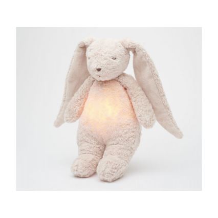 Moonie - Pelele con melodía y luz 2.0 conejo organic rosa