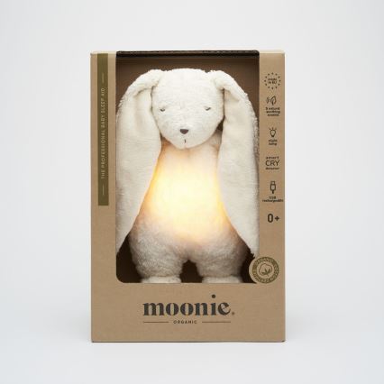 Moonie - Pelele con melodía y luz conejo organic polar natur