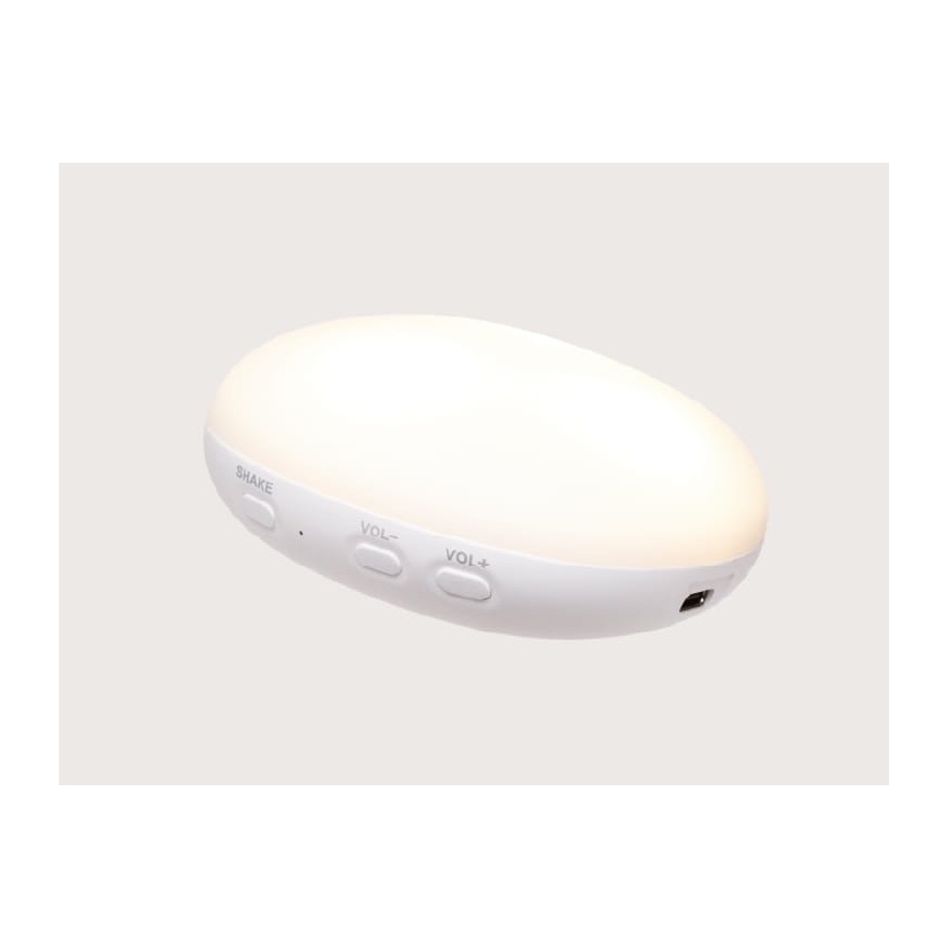 Moonie - Pelele con melodía y luz osito 2.0 orgánico rosa