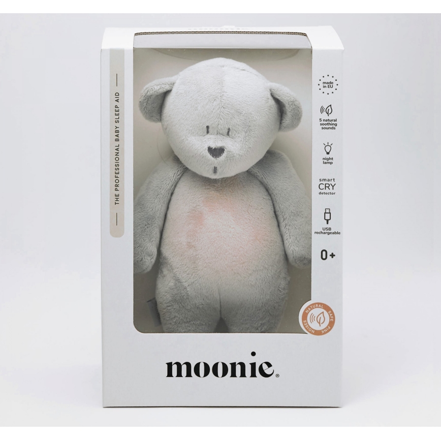 Moonie - Pelele con melodía y luz osito 2.0 plata