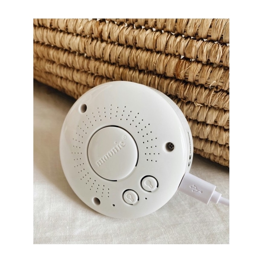 Moonie - Pelele con melodía y luz osito organic cappuccino natur
