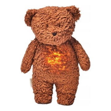 Moonie - Pequeña lámpara nocturna infantil osito caramel