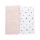 MOTHERHOOD - Manta de muselina 2 uds Pink Squares 100x120 cm