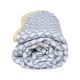MOTHERHOOD - Manta de muselina de algodón de doble capa 95x110 cm gris