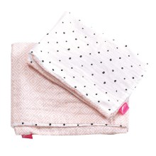 MOTHERHOOD - Sábanas de muselina de algodón para cuna Pro-Washed 2 piezas, rosa