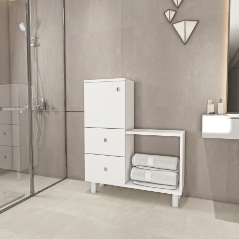 Mueble de baño PAMIR 84,2x67,4 cm blanco