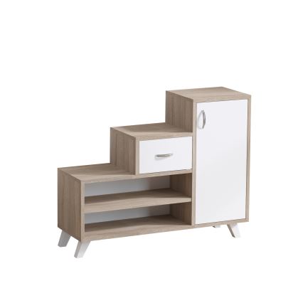 Mueble para zapatos RETRO 77x90 cm beige/blanco