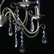 MW-LIGHT 371016705 - Lámpara colgante de cristal con cadena AURORA 5xE14/60W/230V