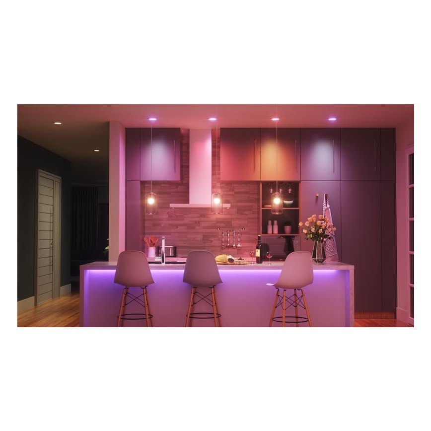 SET 3x Bombilla LED RGBW regulable ESSENTIALS A60 E27/8,5W/230V CRI 90 2700-6500K Wi-Fi - Nanoleaf