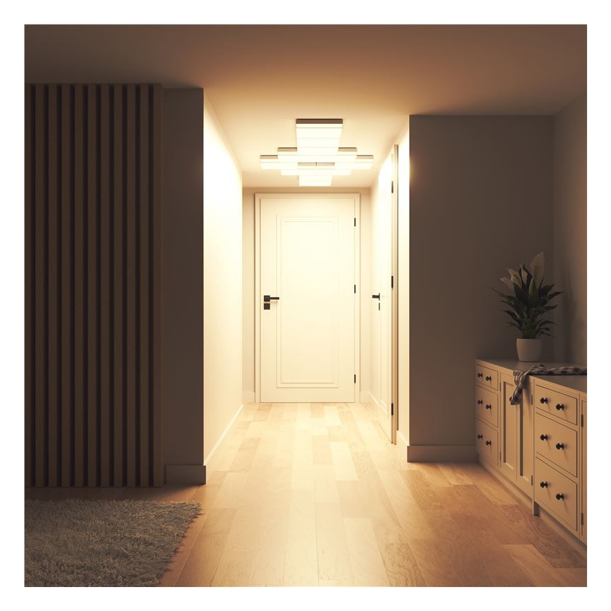 Nanoleaf - SET 3x Plafón regulable RGBW SKYLIGHT 1xLED/18W/230V + 2xLED/16W/230V 2700-6500K Wi-Fi
