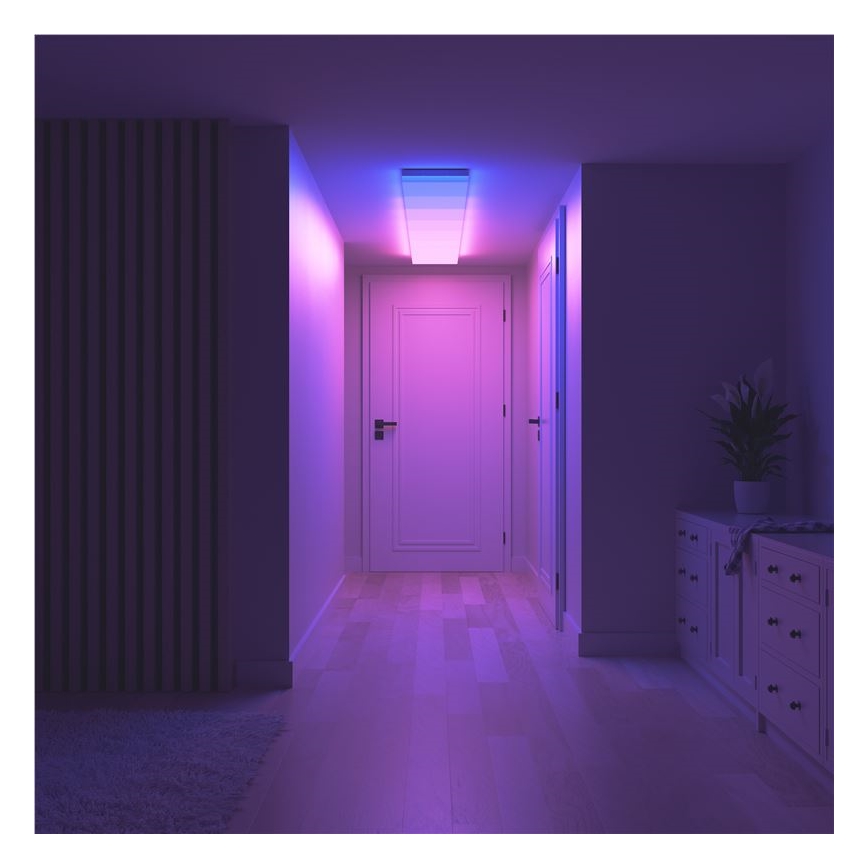 Nanoleaf - SET 3x Plafón regulable RGBW SKYLIGHT 1xLED/18W/230V + 2xLED/16W/230V 2700-6500K Wi-Fi
