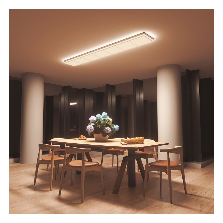 Nanoleaf - SET 3x Plafón regulable RGBW SKYLIGHT 1xLED/18W/230V + 2xLED/16W/230V 2700-6500K Wi-Fi