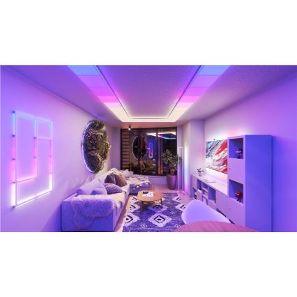 Nanoleaf - SET 3x Plafón regulable RGBW SKYLIGHT 1xLED/18W/230V + 2xLED/16W/230V 2700-6500K Wi-Fi