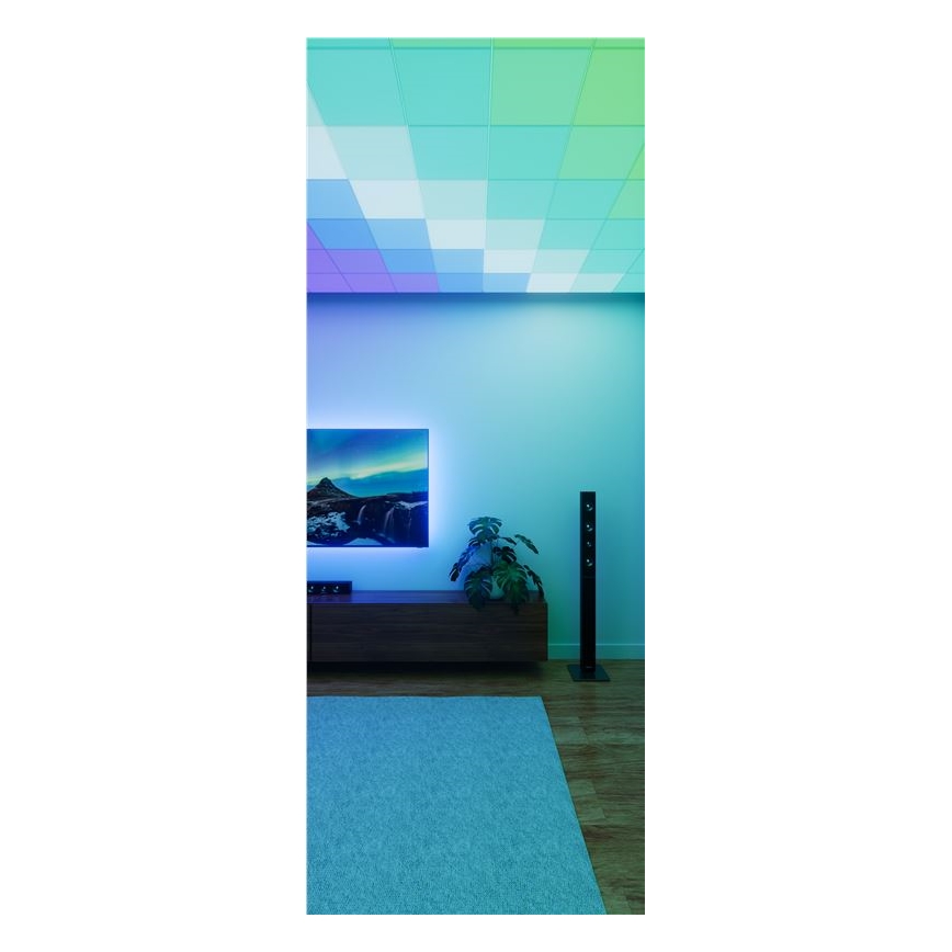 Nanoleaf - SET 3x Plafón regulable RGBW SKYLIGHT 1xLED/18W/230V + 2xLED/16W/230V 2700-6500K Wi-Fi