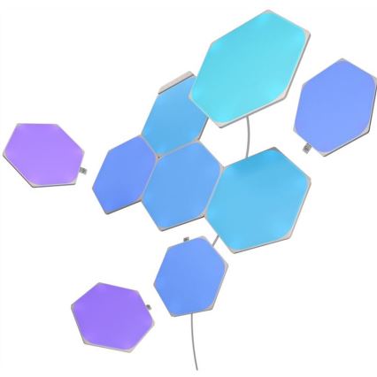 Nanoleaf - SET 9x LED RGB Panel regulable SHAPES HEXAGON LED/2W/230V 1200-6500K Wi-Fi