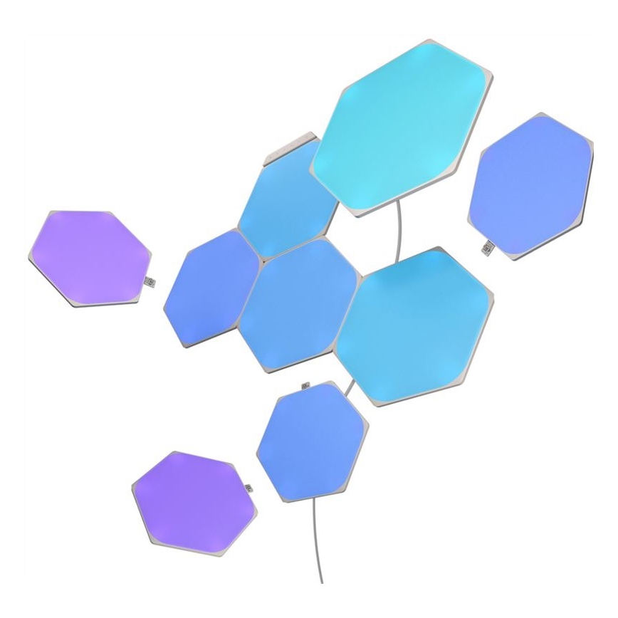Nanoleaf - SET 9x LED RGB Panel regulable SHAPES HEXAGON LED/2W/230V 1200-6500K Wi-Fi