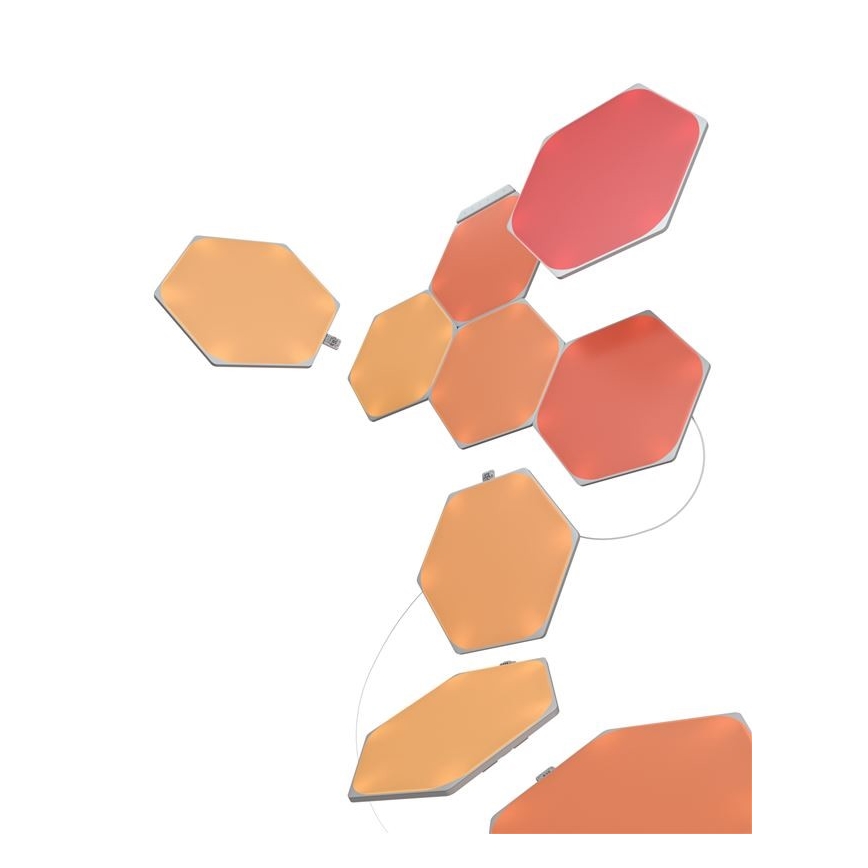 Nanoleaf - SET 9x LED RGB Panel regulable SHAPES HEXAGON LED/2W/230V 1200-6500K Wi-Fi