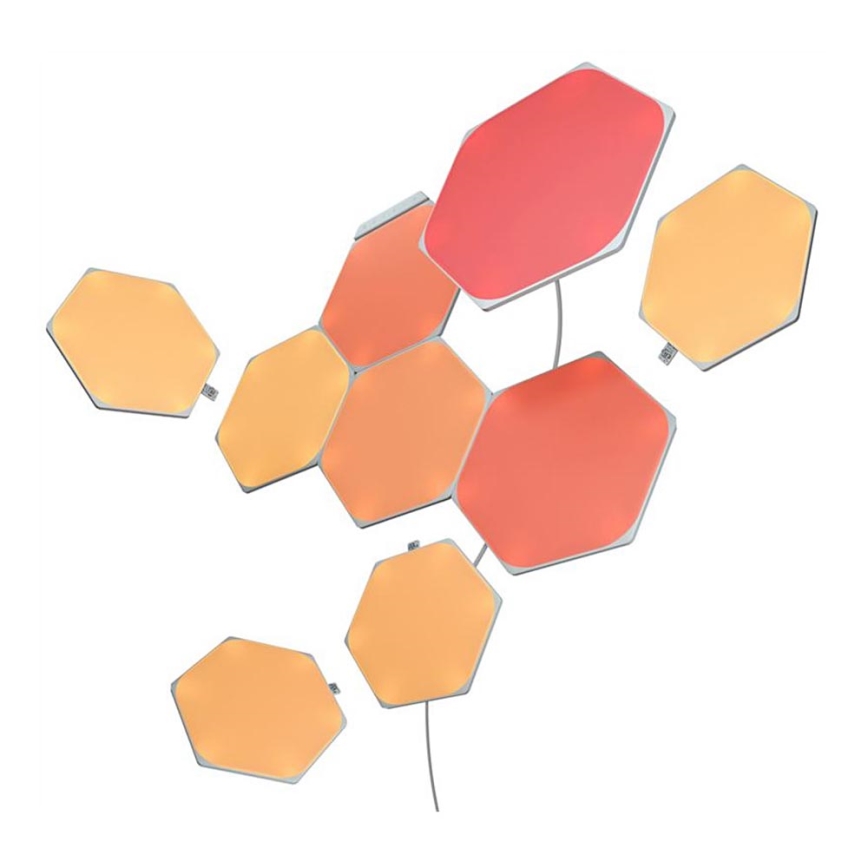 Nanoleaf - SET 9x LED RGB Panel regulable SHAPES HEXAGON LED/2W/230V 1200-6500K Wi-Fi