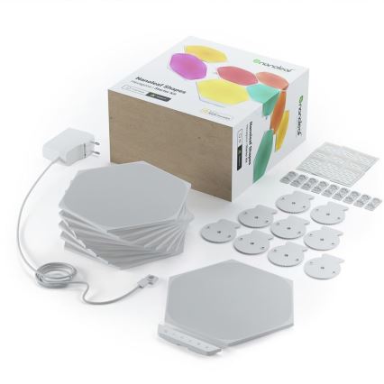 Nanoleaf - SET 9x LED RGB Panel regulable SHAPES HEXAGON LED/2W/230V 1200-6500K Wi-Fi