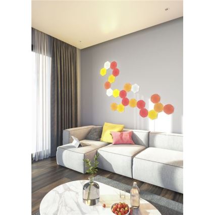 Nanoleaf - SET 15x LED RGB Panel regulable LED/2W/230V 1200-6500K Wi-Fi