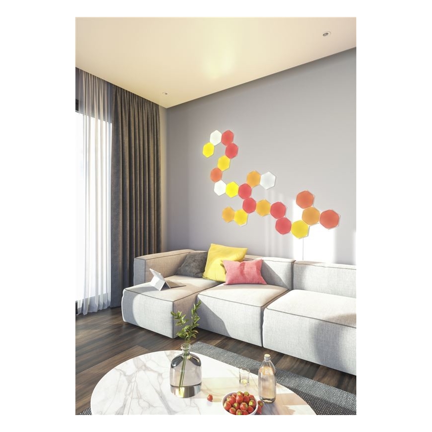 Nanoleaf - SET 15x LED RGB Panel regulable LED/2W/230V 1200-6500K Wi-Fi