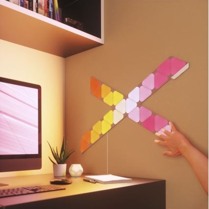 Nanoleaf - SET 10x LED RGB Panel regulable TRIANGLES LED/0,5W/230V Wi-Fi