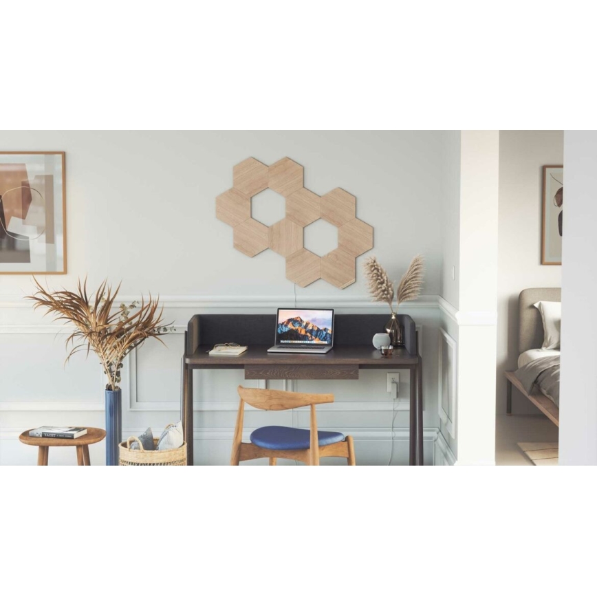Nanoleaf - SET 3x Panel LED regulable HEXAGONS LED/2W/230V Wi-Fi