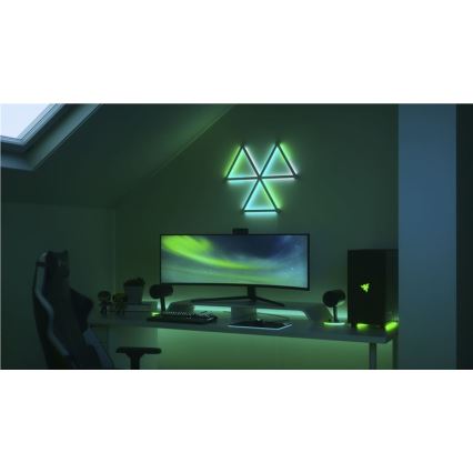 Nanoleaf NL59-K-0002LW-9PK-EU - JUEGO 9x LED RGBW Riel regulable LINES 1200-6000K Wi-Fi