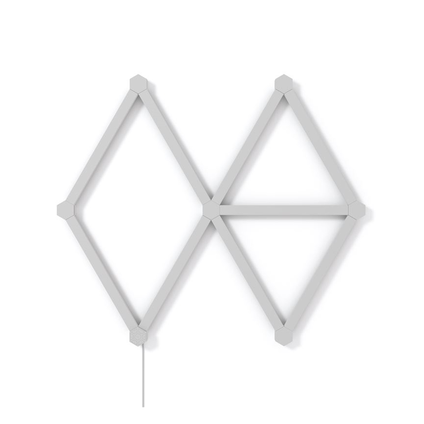 Nanoleaf NL59-K-0002LW-9PK-EU - JUEGO 9x LED RGBW Riel regulable LINES 1200-6000K Wi-Fi