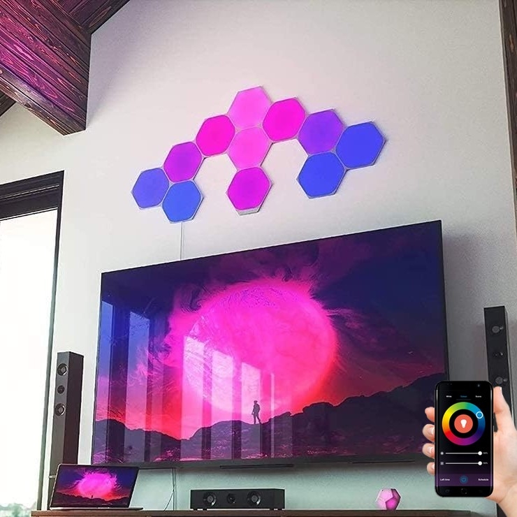 Nanoleaf - SET 15x LED RGB Panel regulable LED/2W/230V 1200-6500K Wi-Fi