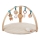 Nattou - Manta infantil para jugar con un trapecio de madera MILA, ZOE & LANA