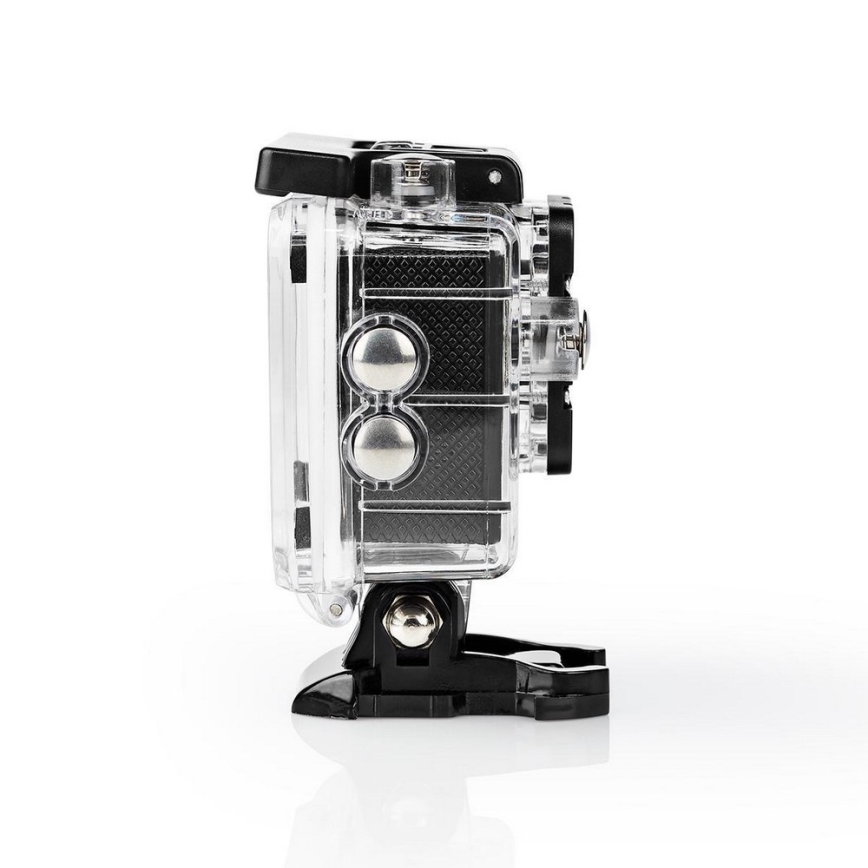 Nedis ACAM11BK − Cámara de acción con estuche estanco HD720p/WiFi/2 TFT