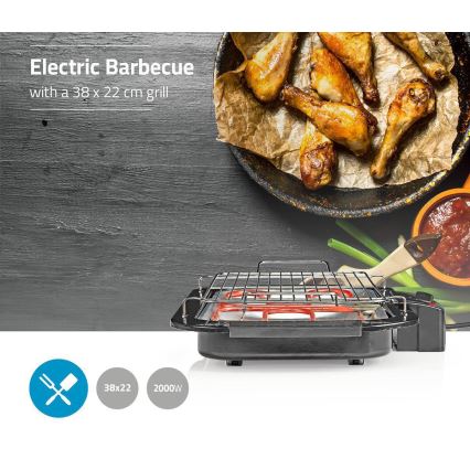 Parrilla eléctrica 2000W/230V