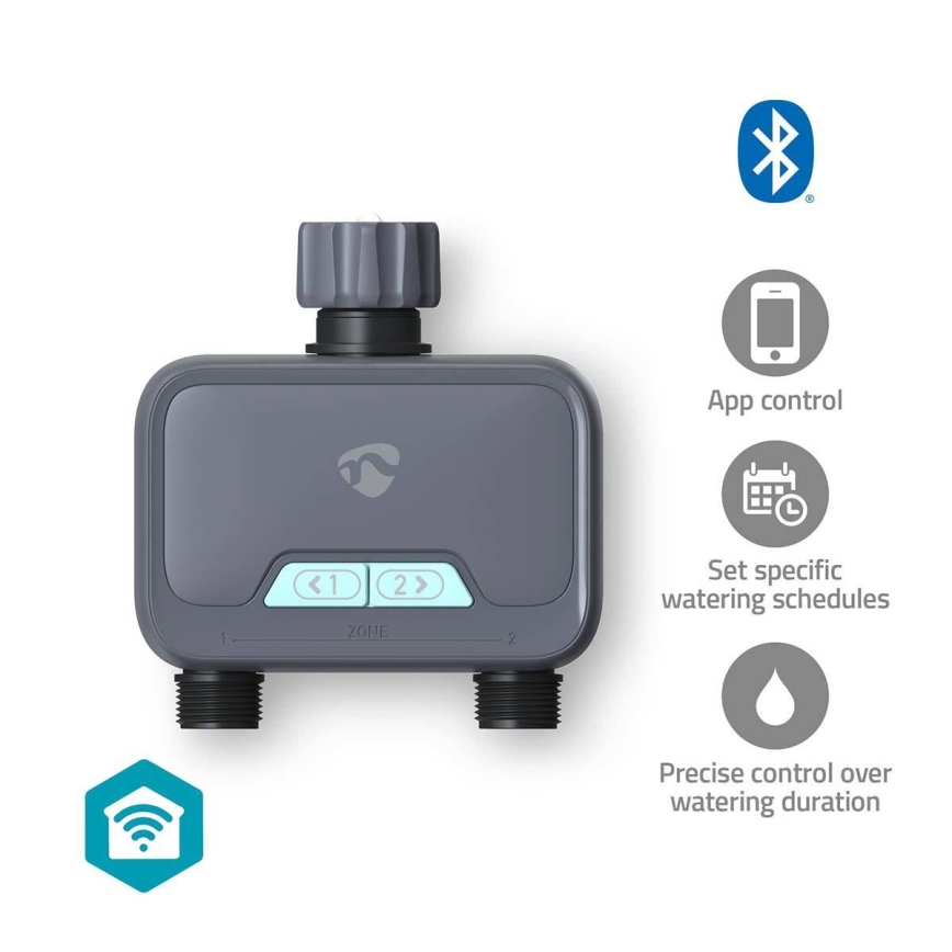 Regulador de flujo de agua 4xAA Wi-Fi Tuya IP54