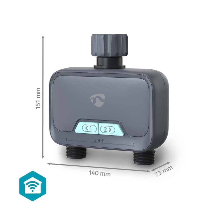 Regulador de flujo de agua 4xAA Wi-Fi Tuya IP54