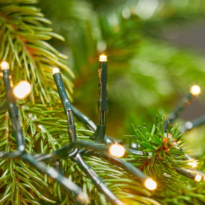 Cadena de Navidad LED para exteriores 768xLED/7 funciones 8,6m IP44 blanco cálido