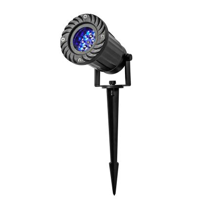 Proyector LED navideño de copos de nieve para exteriores 5W/230V IP44