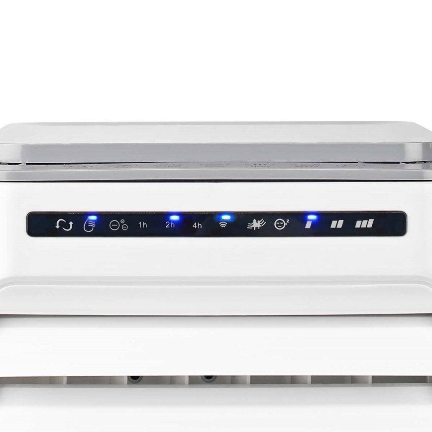 Enfriador de aire 65W/230V Wi-Fi Tuya blanco + control remoto