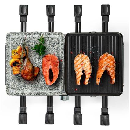 Raclette grill con accesorios 1400W/230V